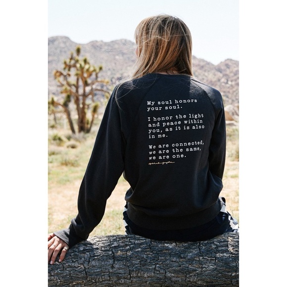Spiritual Gangster OM Namaste meaning sweatshirt XS - Picture 1 of 4